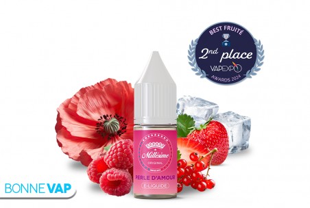 E liquide Perle d'amour aux sels de nicotine Millésime 10ml