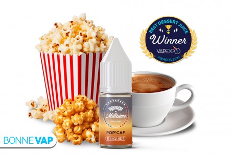 E liquide Pop caf aux sels de nicotine Millésime 10ml