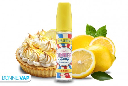E liquide Lemon Tart Dinner Lady 50ml