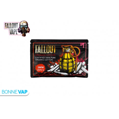 Coton FALLOUT Bio par 20 lacets de 3,0mm