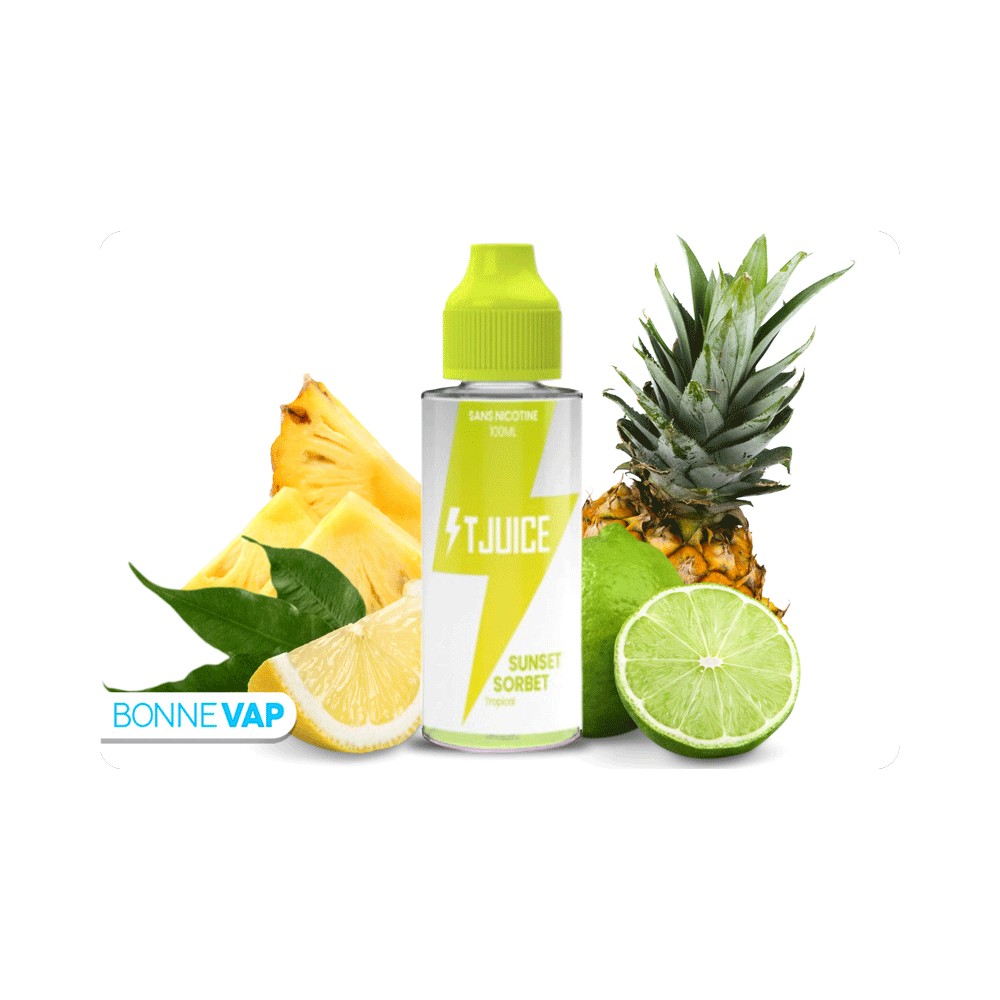 E-liquide Sunset Sorbet de chez T-juice en 100ml.