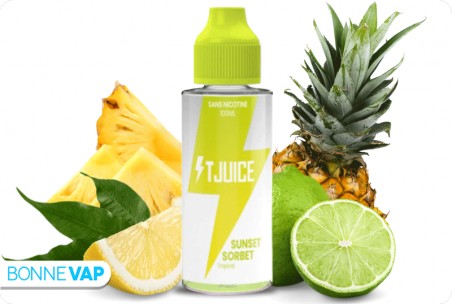 E-liquide Sunset Sorbet de chez T-juice en 100ml.