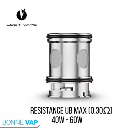Résistances UB MAX - LOST VAPE - 0.30
