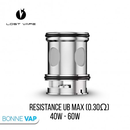 Résistances UB MAX - LOST VAPE