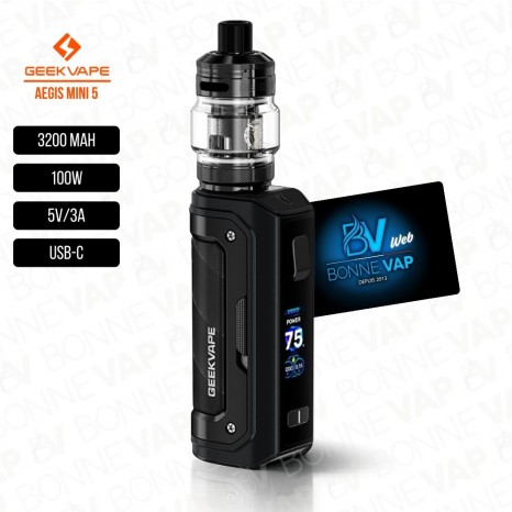Kit Aegis Mini 5 - Geekvape - Black