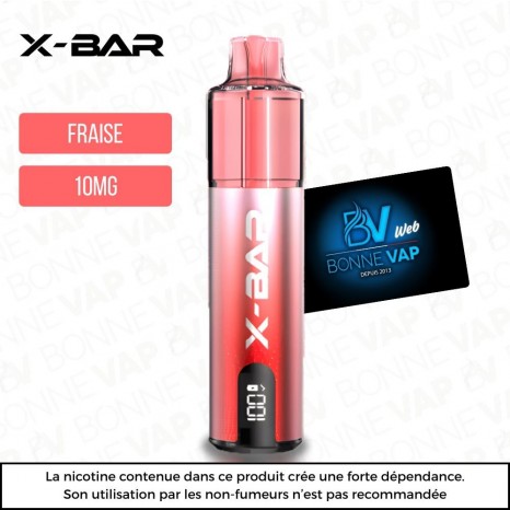 Starter Puff Fraise Glacée - X-Line - 10mg