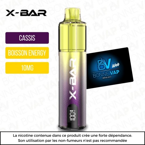 Starter Puff Cassis Energy Bull - X-Line - 10mg
