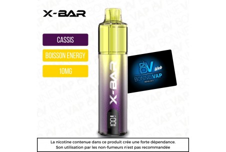 Starter Puff Cassis Energy Bull - X-Line - 10mg