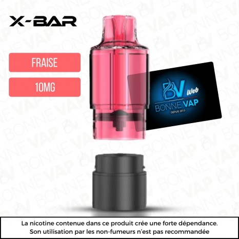 Cartouche Fraise Glacée - X-line - 10mg