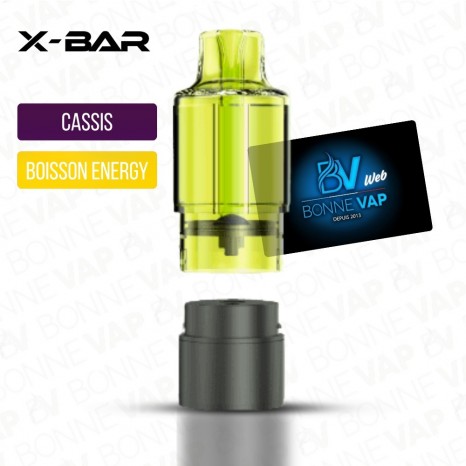 Cartouche Cassis Energy Bull - X-line
