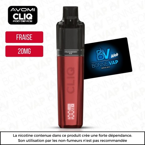 Starter Puff Fraise Glacée - Cliq AVM - 20mg