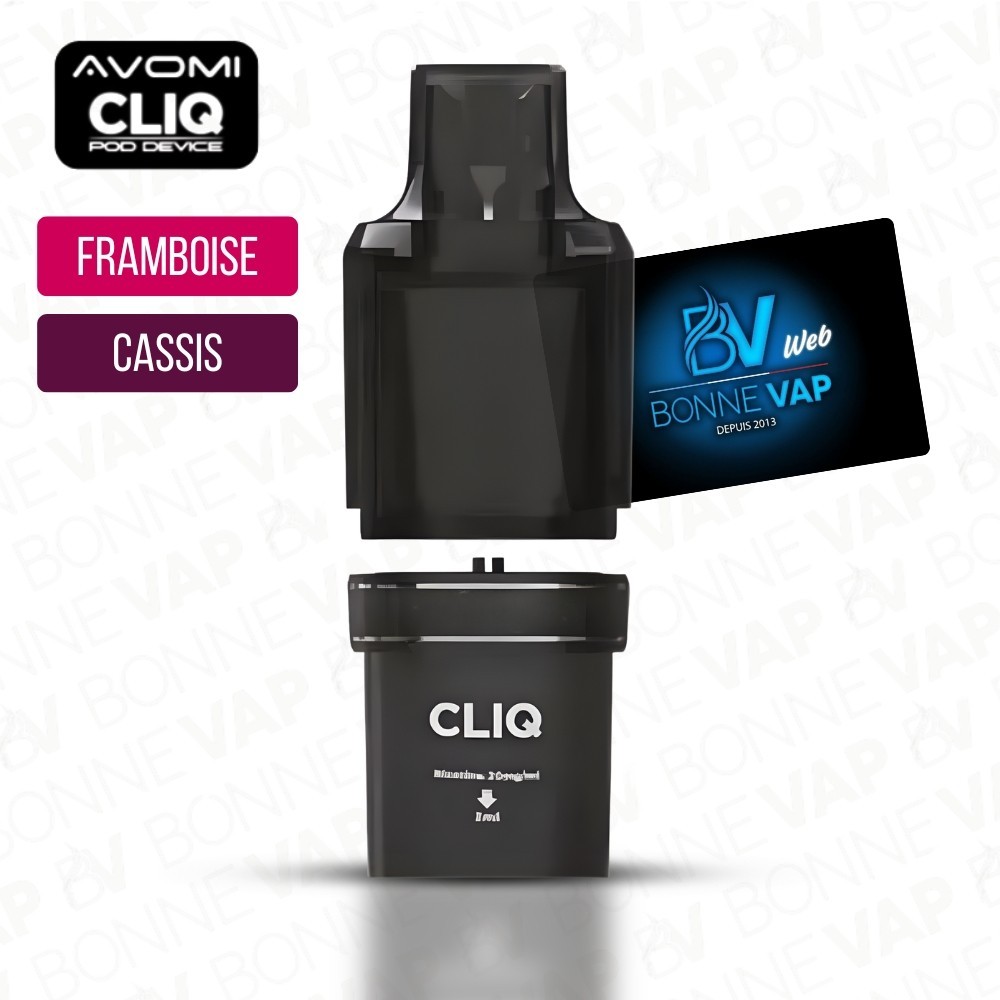 Cartouche Framboise Cassis - Cliq AVM