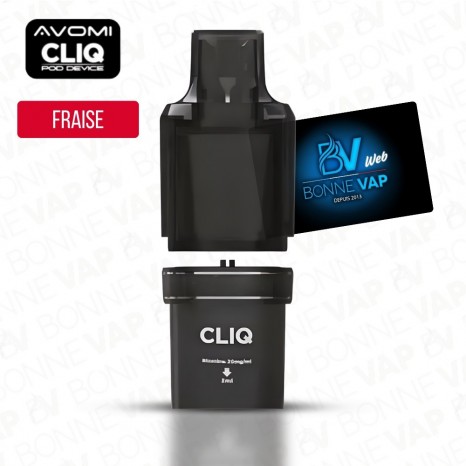 Cartouche Fraise Glacee - Cliq AVM