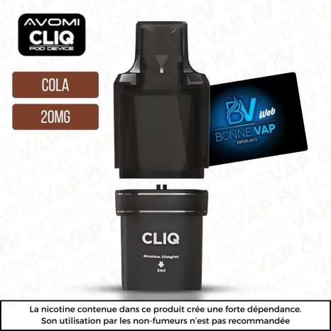 Cartouche Cola Ice - Cliq AVM - 20mg