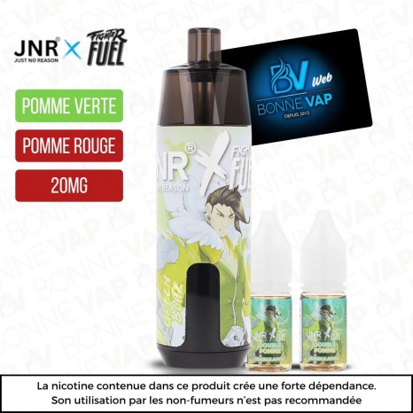 Puff Shisha Plus Green Blitz - JNR X Fighter Fuel - 20mg