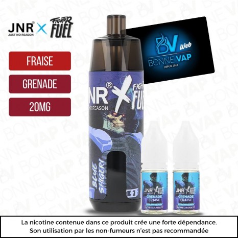 Puff Shisha Plus Blue Shigeri - JNR X Fighter Fuel - 20mg