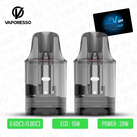 Cartouches Vibe Dual Mesh V2 - Vaporesso - 0.6-0.8