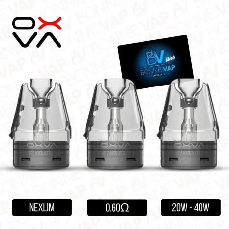 Cartouches NeXLIM - OXVA - 0.60