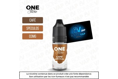 Café Spéculos 10ml - One Taste - 03mg