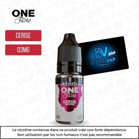 Cerise Noire 10ml - One Taste - 03mg