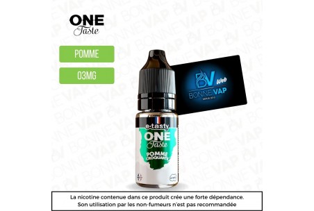 Pomme Croquante 10ml - One Taste - 03mg