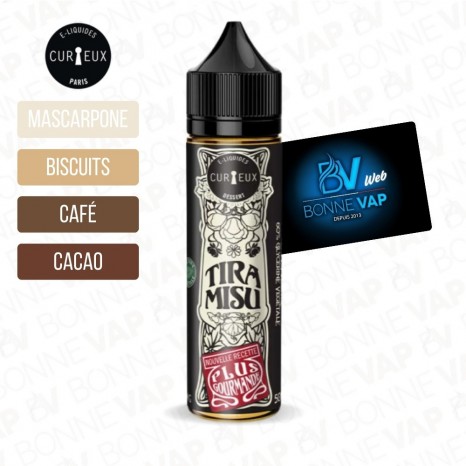 Tiramisu 50ml - Curieux