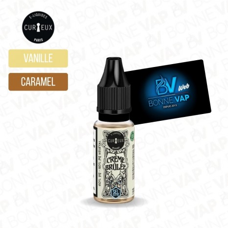 Crème Brulée 10ml "Sels" - Curieux