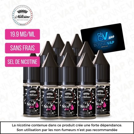 Pack 10 Boosters Sels - Millésime - 19.9mg
