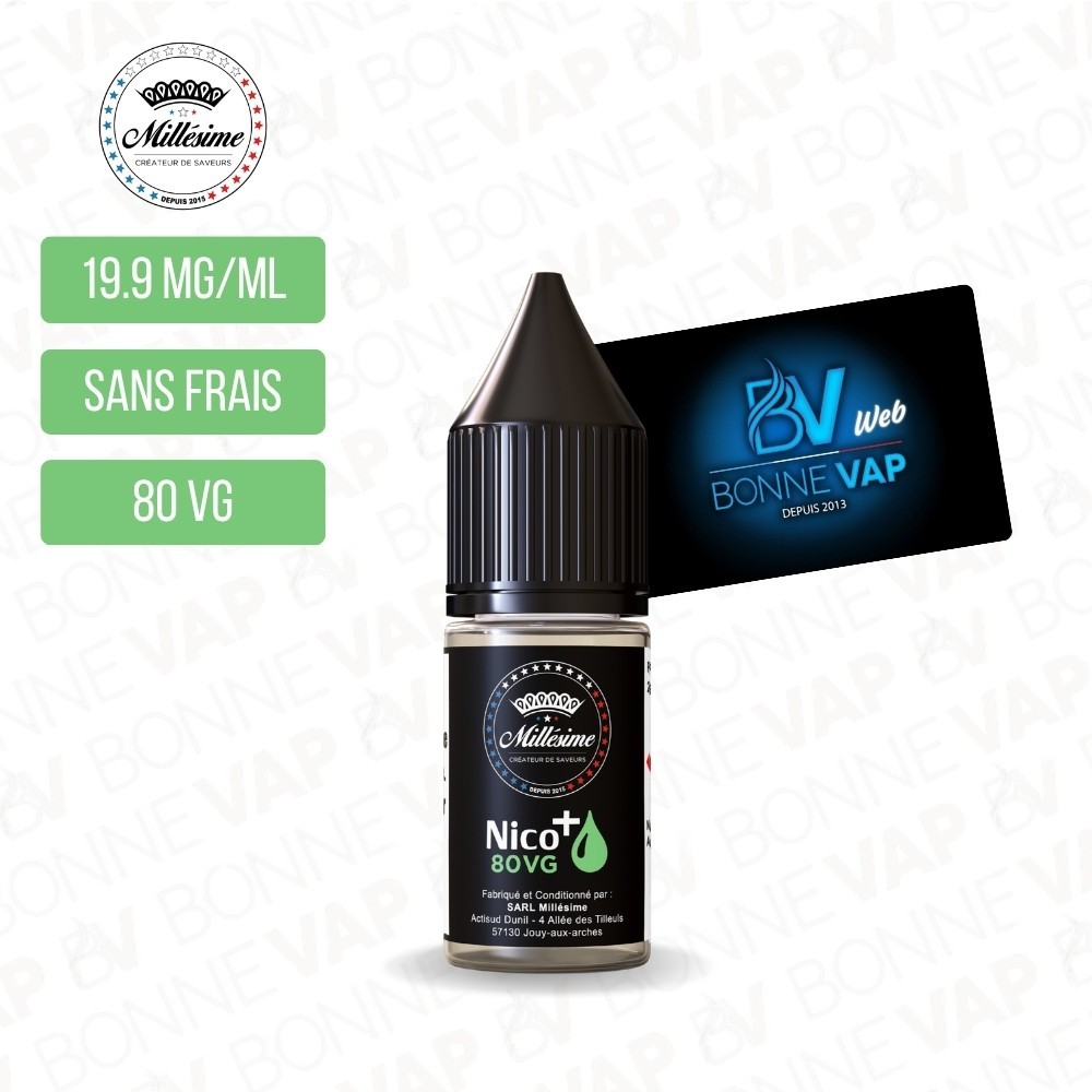 Booster 80VG 10ml - Millésime