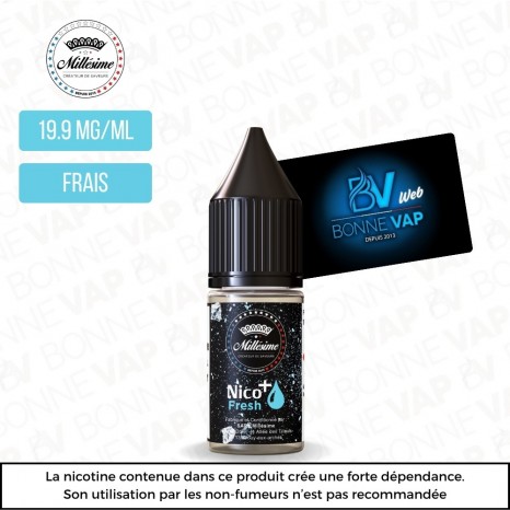 Booster Nico+ Fresh 10ml - Millésime - 19.9
