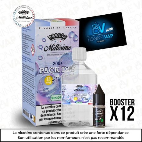 Pack DIY 12mg 3070 200ml - Millésime - Prévention