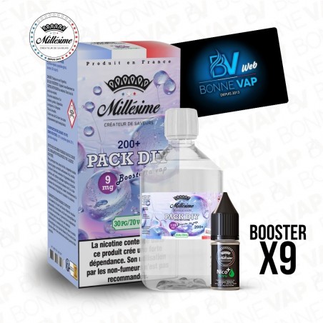 Pack DIY 9mg 200ml 30/70 - Mill&eacute;sime