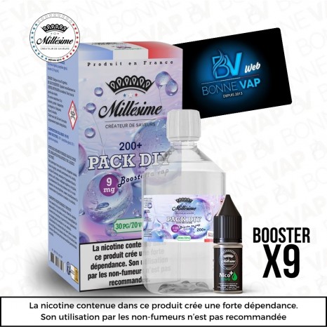 Pack DIY 9mg 200ml 3070 - Millésime - Prévention
