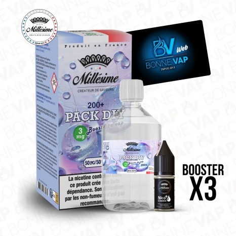 Pack DIY 3mg 200ml 5050 - Millésime