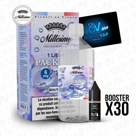 Pack DIY 6mg 1L 5050 - Millésime