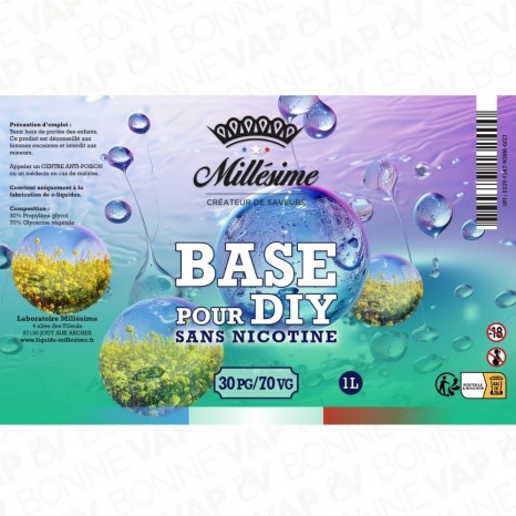 Base Végétale 1L 3070 - Millésime - Etiquette