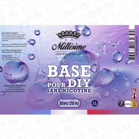 Base 1L 3070 - Millésime - Etiquette