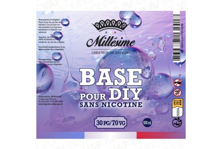 Base 500ml 3070 - Millésime - Etiquette
