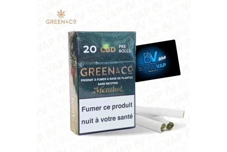 Cigarette CBD Menthol - Green & Co