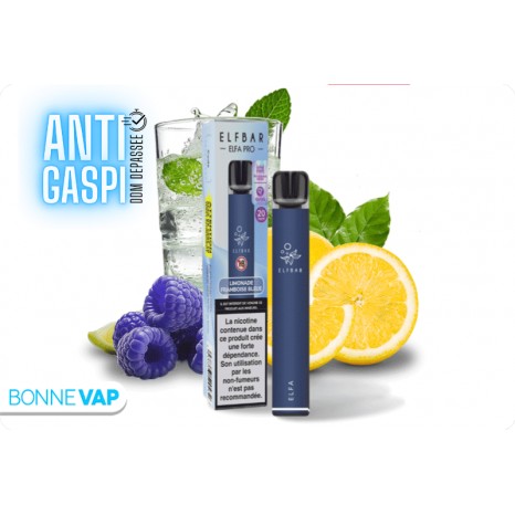Kit ELFA PRO Limonade Framboise Bleue | ELFBAR (DDM Dépassée)