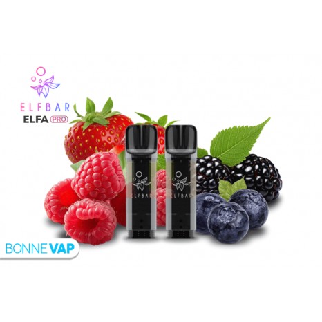Cartouches ELFA PRO Fruits Rouges | ELFBAR