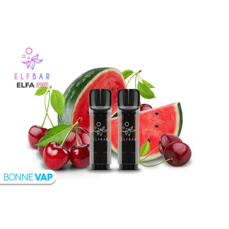 Cartouches ELFA PRO Cerise Pastèque | ELFBAR