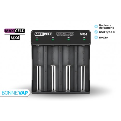 Chargeur MX4 - Maxicell - Info