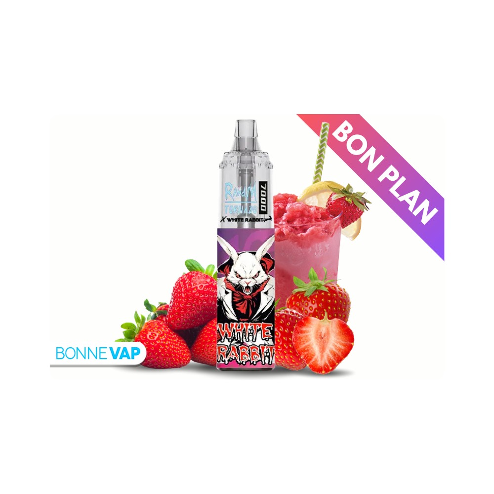 Puff Strawberry Slush - RANDM TORNADO 7000 - Bon Plan