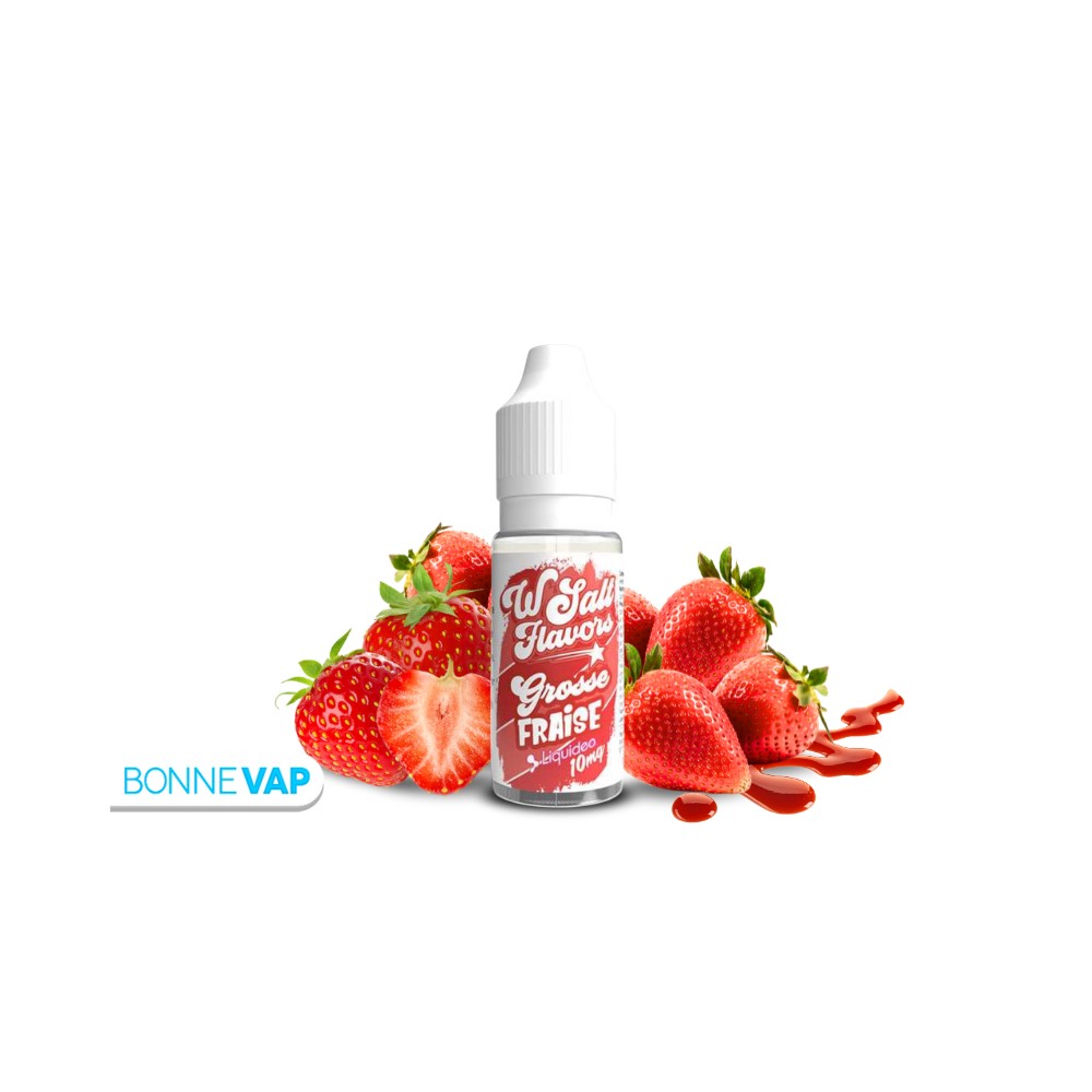 E liquide Grosse Fraise  Wsalt by Liquideo 10ml | Sels de Nicotine