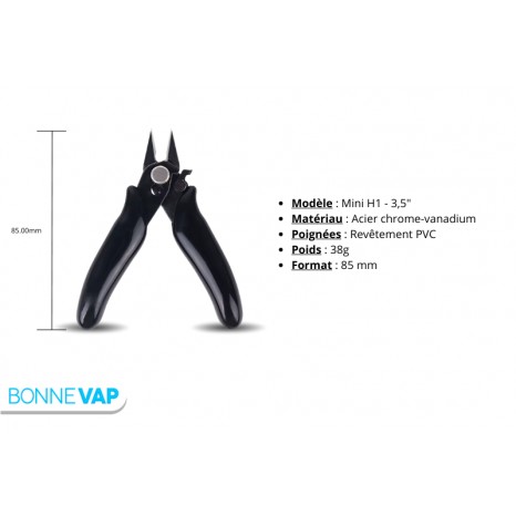 Pince Coupante Mini - SCLOUD - dimension
