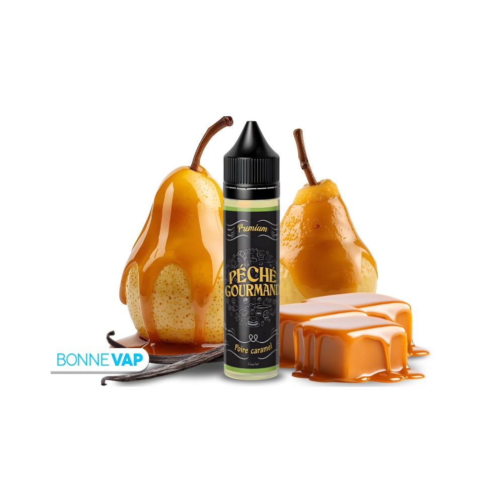 E-liquide Poire Caramel - PECHE GOURMAND