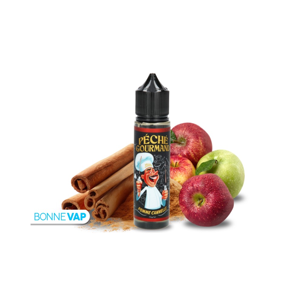 E-liquide Pomme Cannelle - PECHE GOURMAND
