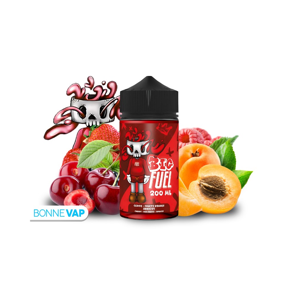 E liquide Cerise Fruits Rouges Abricot Big Fuel 200ml