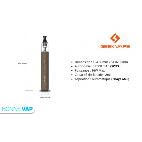 Kit Wenax M2 Leather Editition - GeekVape